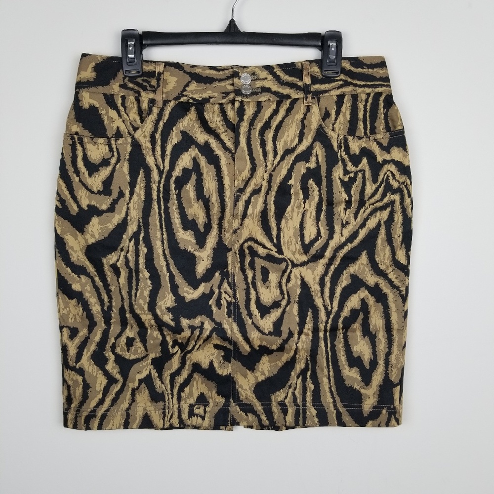 Chaps Midi Skirt